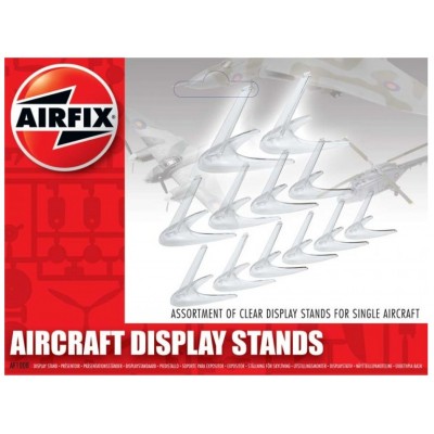 DISPLAY  CLEAR STANDS FOR 1/72 AND 1/48 SCALE AIRCRAFTS ( 3 SIZES )